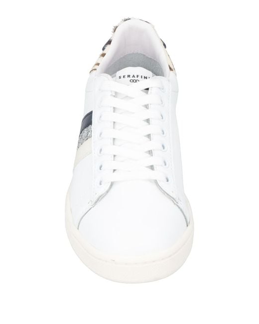 Serafini White Sneakers Leather