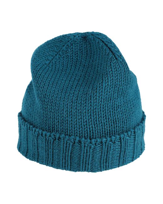 FILIPPO DE LAURENTIIS Blue Hat for men