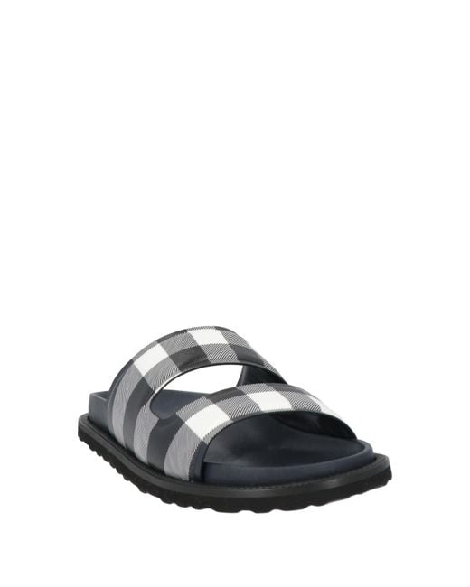 Burberry White Midnight Sandals Leather for men