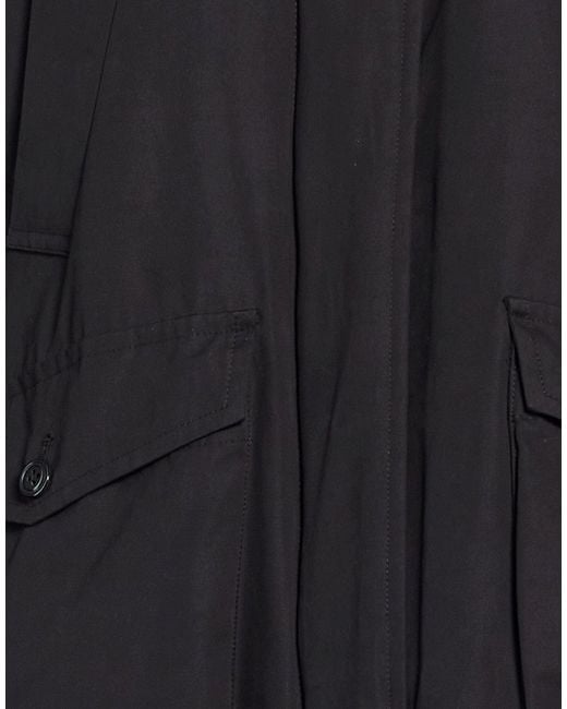 Paltò Black Jacket Cotton, Polyester, Polyamide