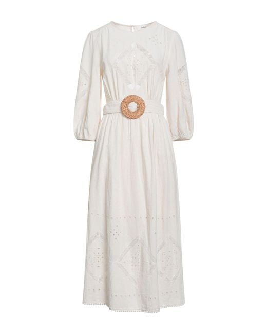 Ba&sh White Midi Dresses