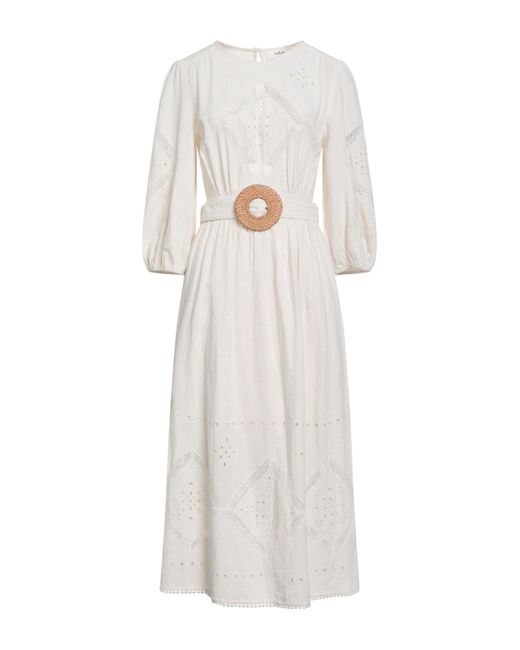 Robe Midi Ba&sh en coloris White