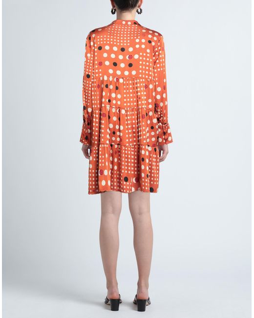 Anonyme Designers Orange Mini Dress