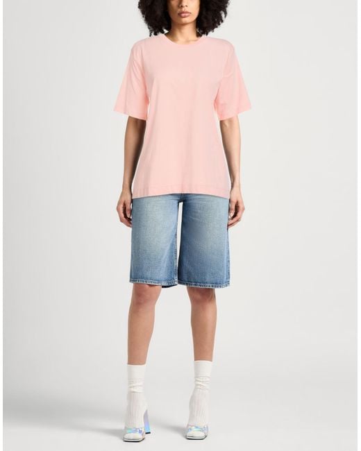 Dries Van Noten Pink T-Shirt Cotton