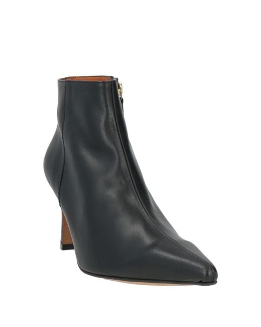 Angel Alarcon Black Ankle Boots Leather
