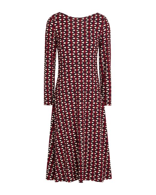 Siyu Red Midi Dress