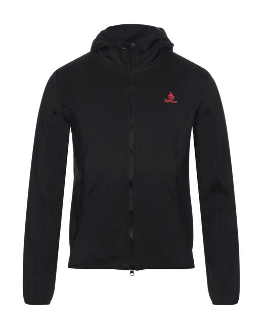 Dynamo Black Sweatshirt Cotton, Polyester for men