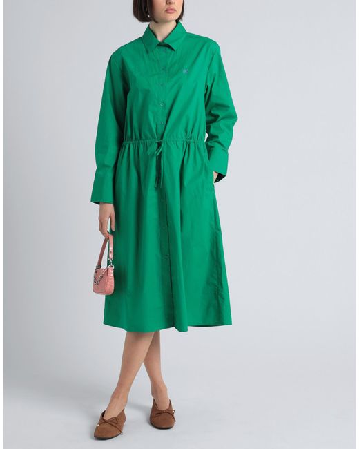 Tommy Hilfiger Green Midi-Kleid