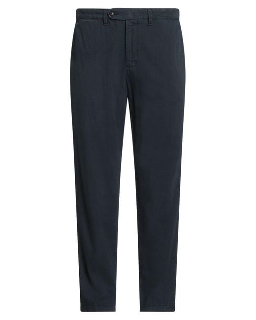 White Sand Blue Midnight Pants Cotton for men
