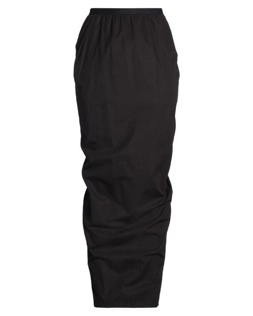 Rick Owens Black Maxi Skirt