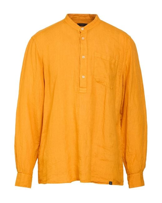 Fay Orange Shirt for men