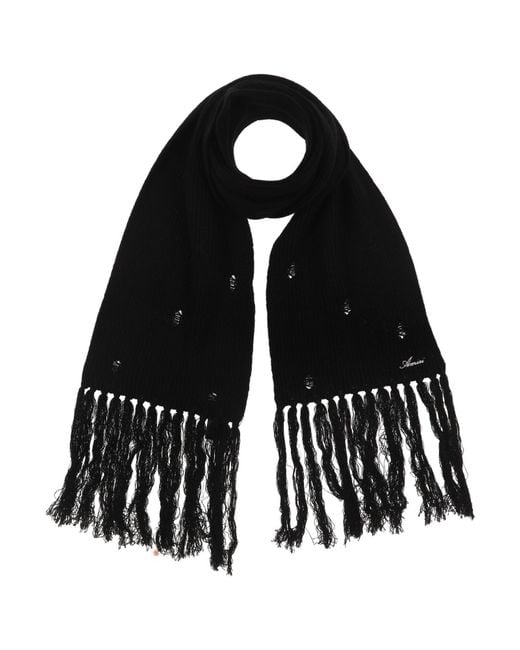 Amiri Black Scarf Cashmere