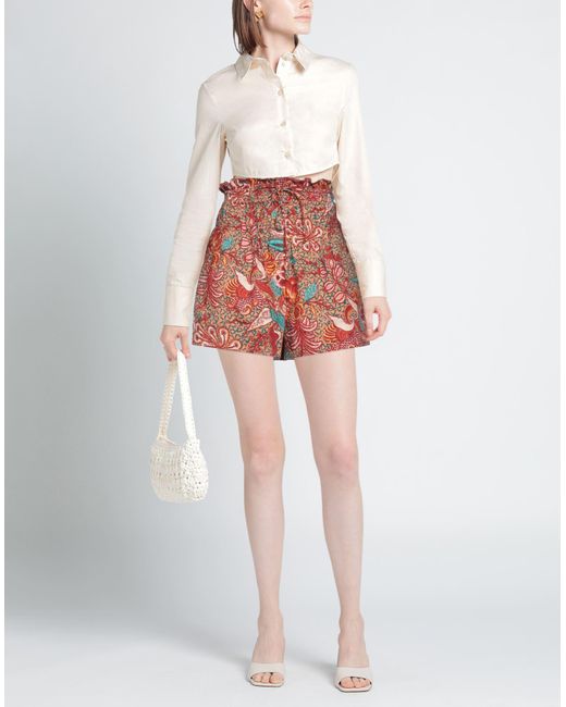 Ulla Johnson Red Shorts & Bermuda Shorts