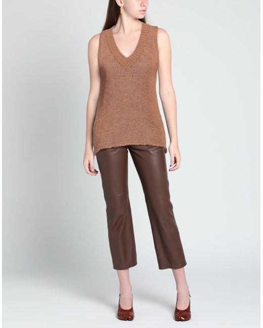 Roberto Collina Brown Jumper
