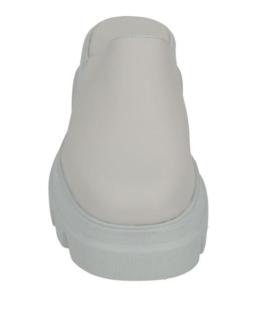 COPENHAGEN Gray Mules & Clogs