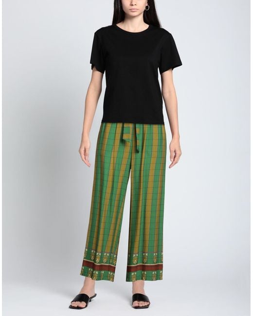 WU'SIDE Green Pants Viscose
