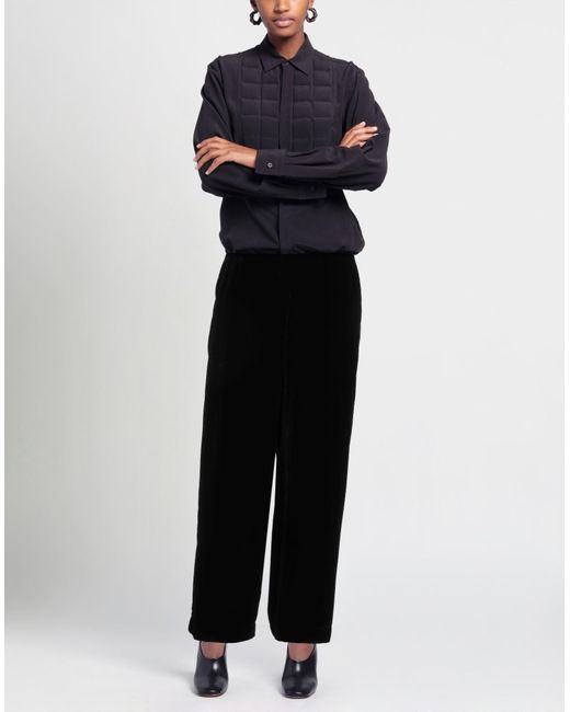 Clips Black Pants Viscose, Silk