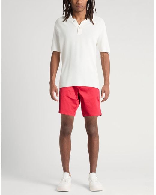 ARMANI EXCHANGE Red Shorts & Bermuda Shorts for men