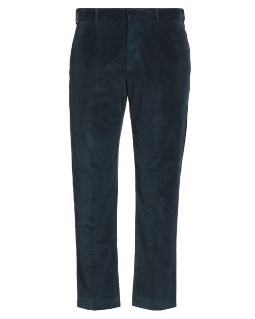 PT Torino Blue Pants Cotton, Elastane for men