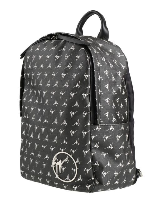 Giuseppe Zanotti Gray Backpack Leather for men