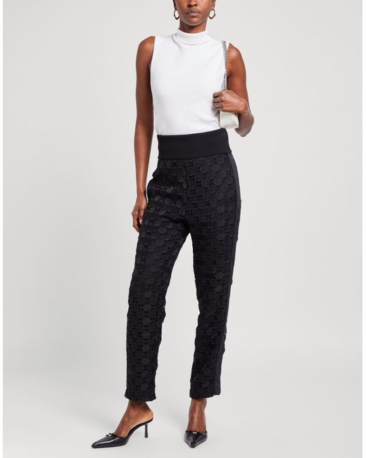 Iceberg Black Pants Polyester
