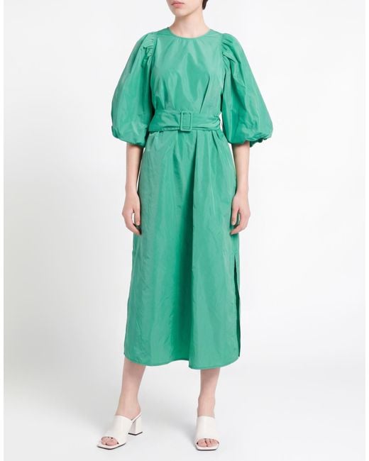 Maliparmi Green Emerald Maxi Dress Polyester