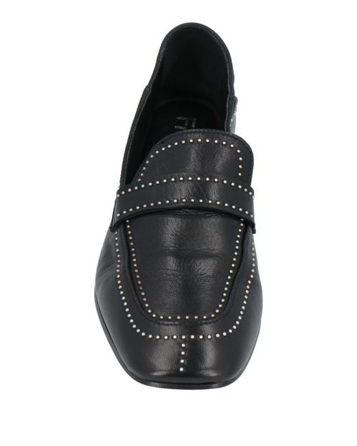 FRU.IT Gray Loafers Leather