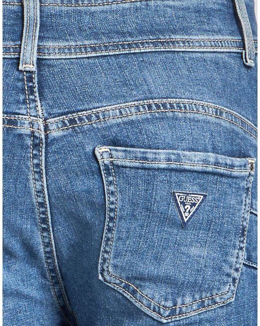 Guess Blue Jeans Cotton, Polyester, Elastane
