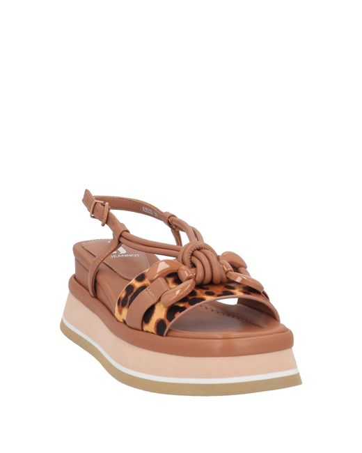 Jeannot Brown Sandals
