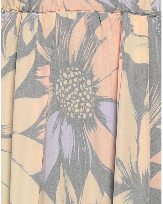 Comme des Garçons Gray Lilac Midi Skirt Polyester