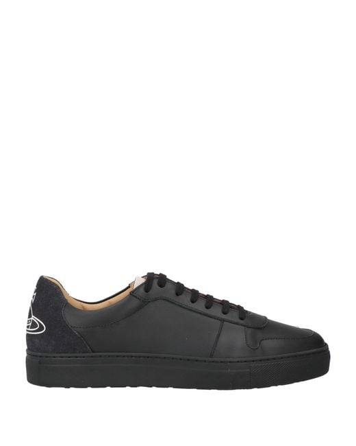 Vivienne Westwood Black Sneakers Calfskin