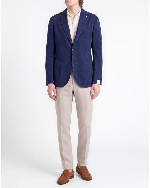 L.b.m. 1911 Blue Blazer Cotton for men