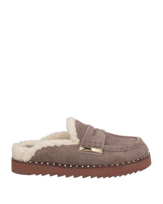 Ash Brown Mules & Clogs