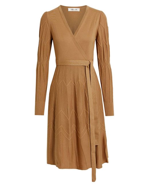 Diane von Furstenberg Brown Mini Dress