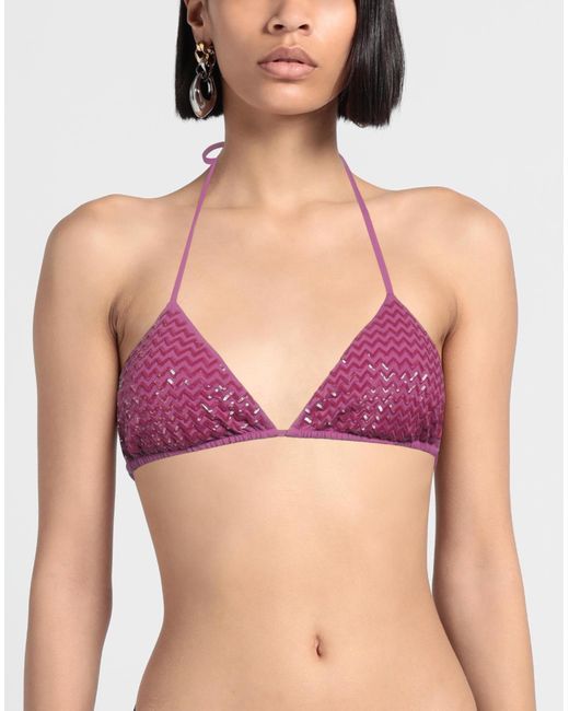 Fisico Purple Bikini Top