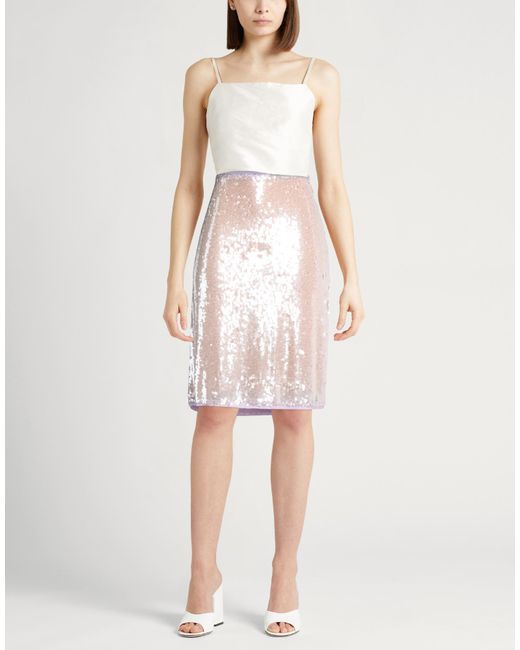 Roberto Collina Pink Midi Skirt