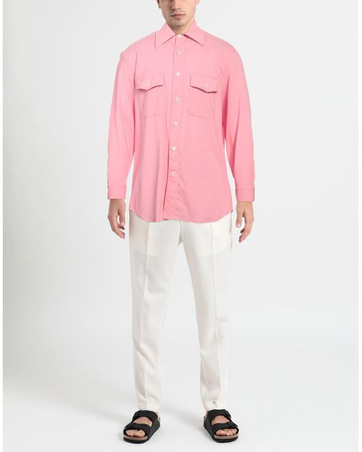 Grifoni Pink Shirt for men