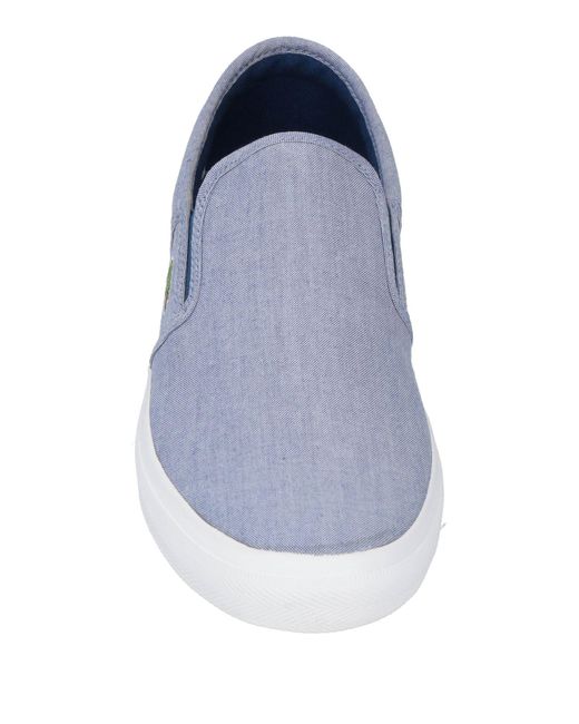 Lacoste Blue Sneakers Textile Fibers for men