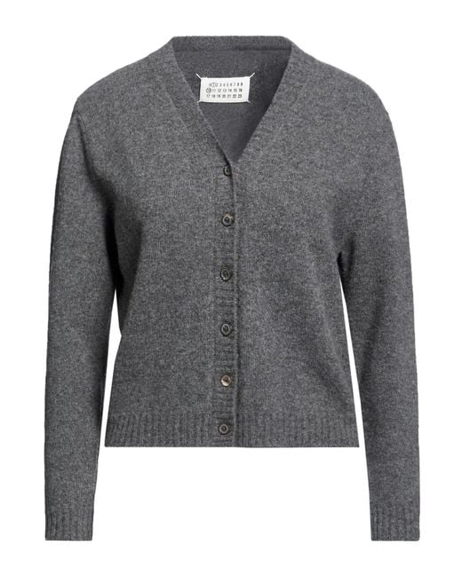 MM6 by Maison Margiela Gray Cardigan
