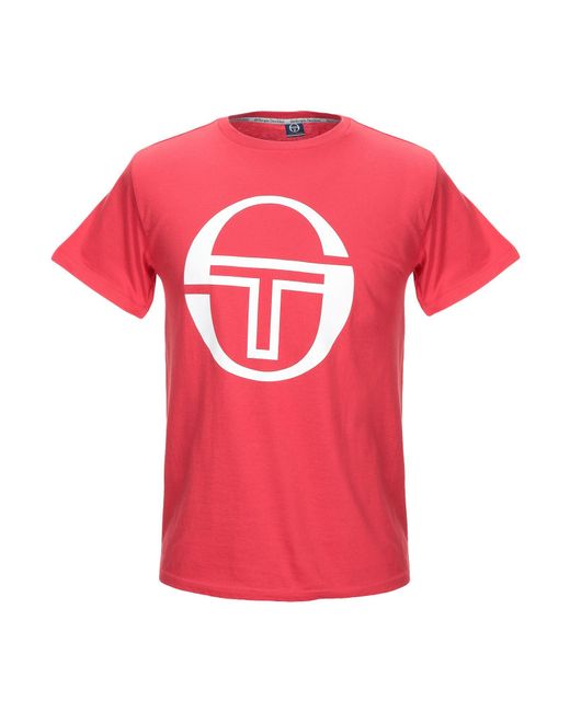 T-shirt di Sergio Tacchini in Pink da Uomo