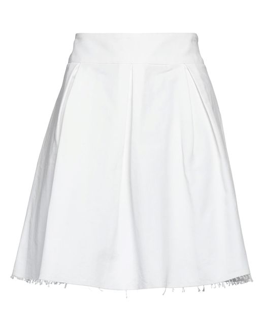 Sibel Saral White Mini Skirt