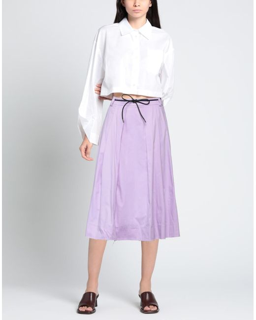 ViCOLO Purple Midi Skirt