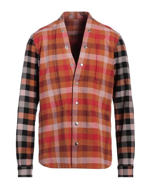 Camicia di Rick Owens in Red da Uomo