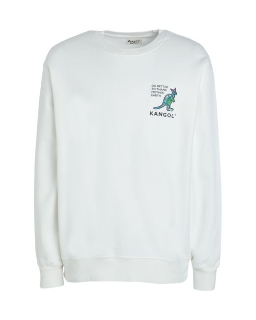 Kangol White Sweatshirt for men