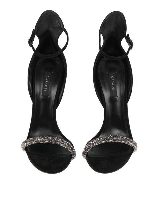 Casadei Black Sandals