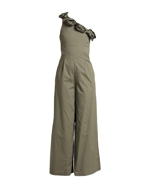 Kontatto Green Military Jumpsuit Cotton