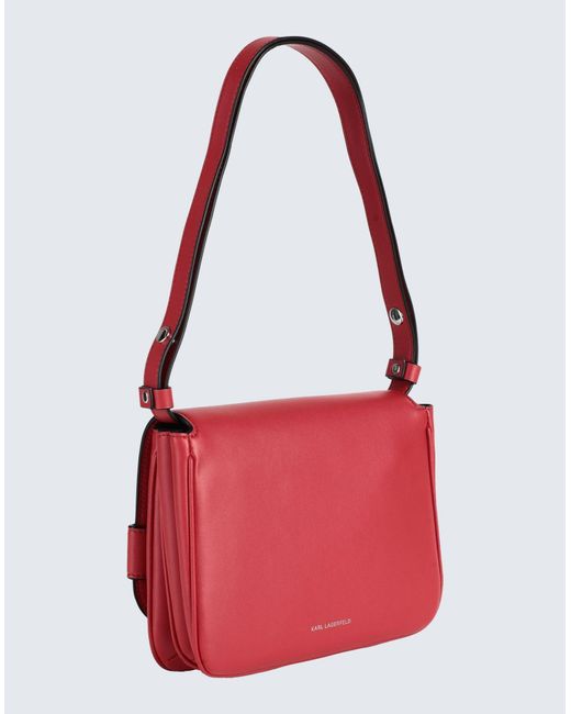 Karl Lagerfeld Red Handbag