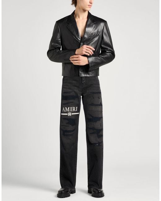 Amiri Black Jeans Cotton for men