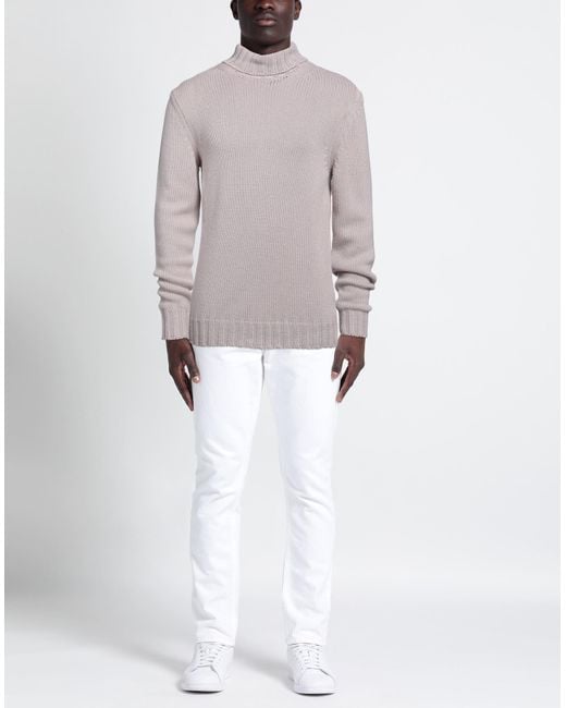 Drumohr Gray Turtleneck for men