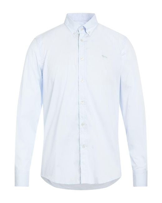 Harmont & Blaine White Shirt Cotton, Polyamide, Elastane for men